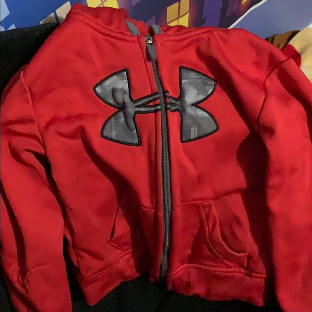 Boys 3t under armour zip up hoodie